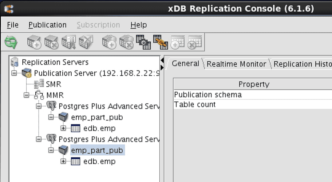 MMR system with a Postgres 10 or later partitioned table